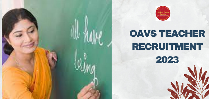 OAVS Teacher Recruitment 2023 